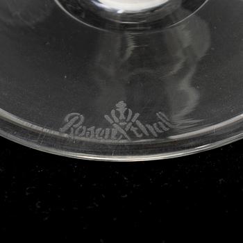Richard Latham & Björn Wiinblad, glasservis, 40 delar, "Lotus", Rosenthal.