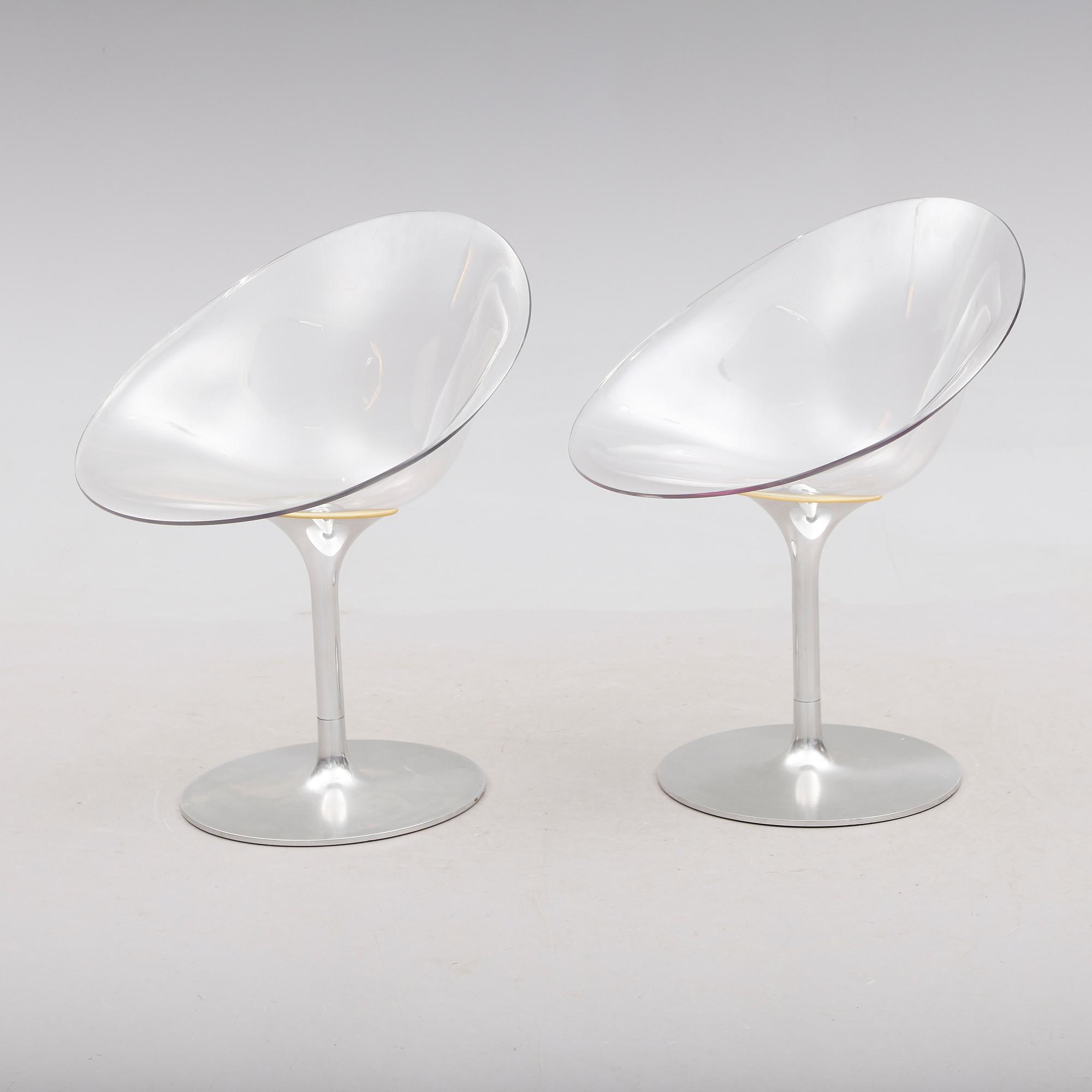 STOLAR, ett par, "Eros", Philippe Starck, Kartell.