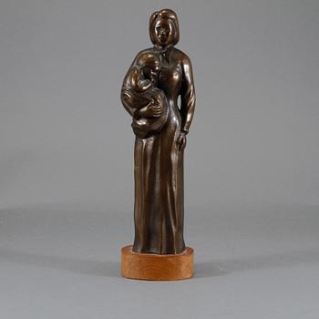 OKÄND KONSTNÄR, brons, signerad Holger samt daterad -49.