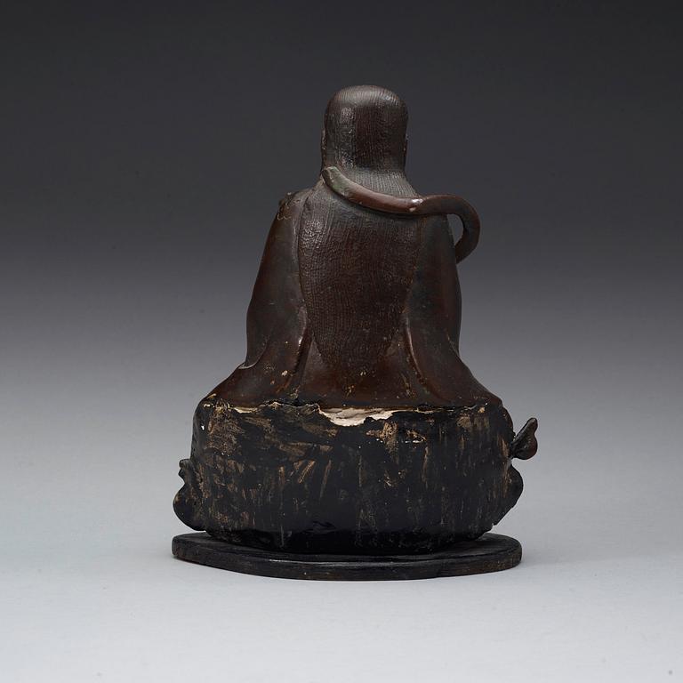 DAOISTISK GUDOM, brons, 1600-tal.