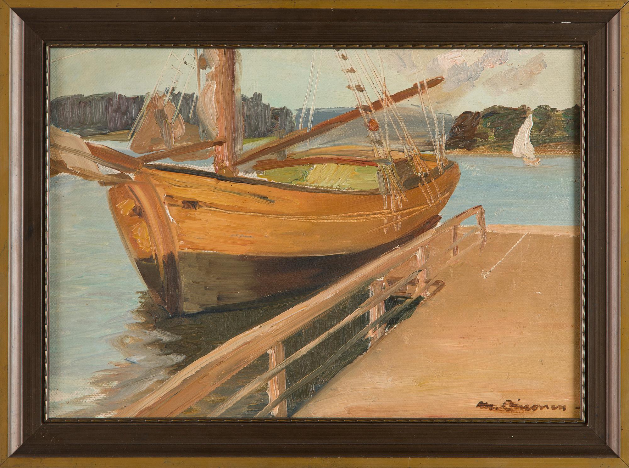 Mikko Oinonen, sailing boat.