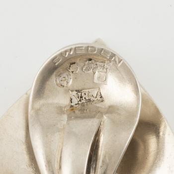 Flavia och Borgila, collier och örhängen, silver.