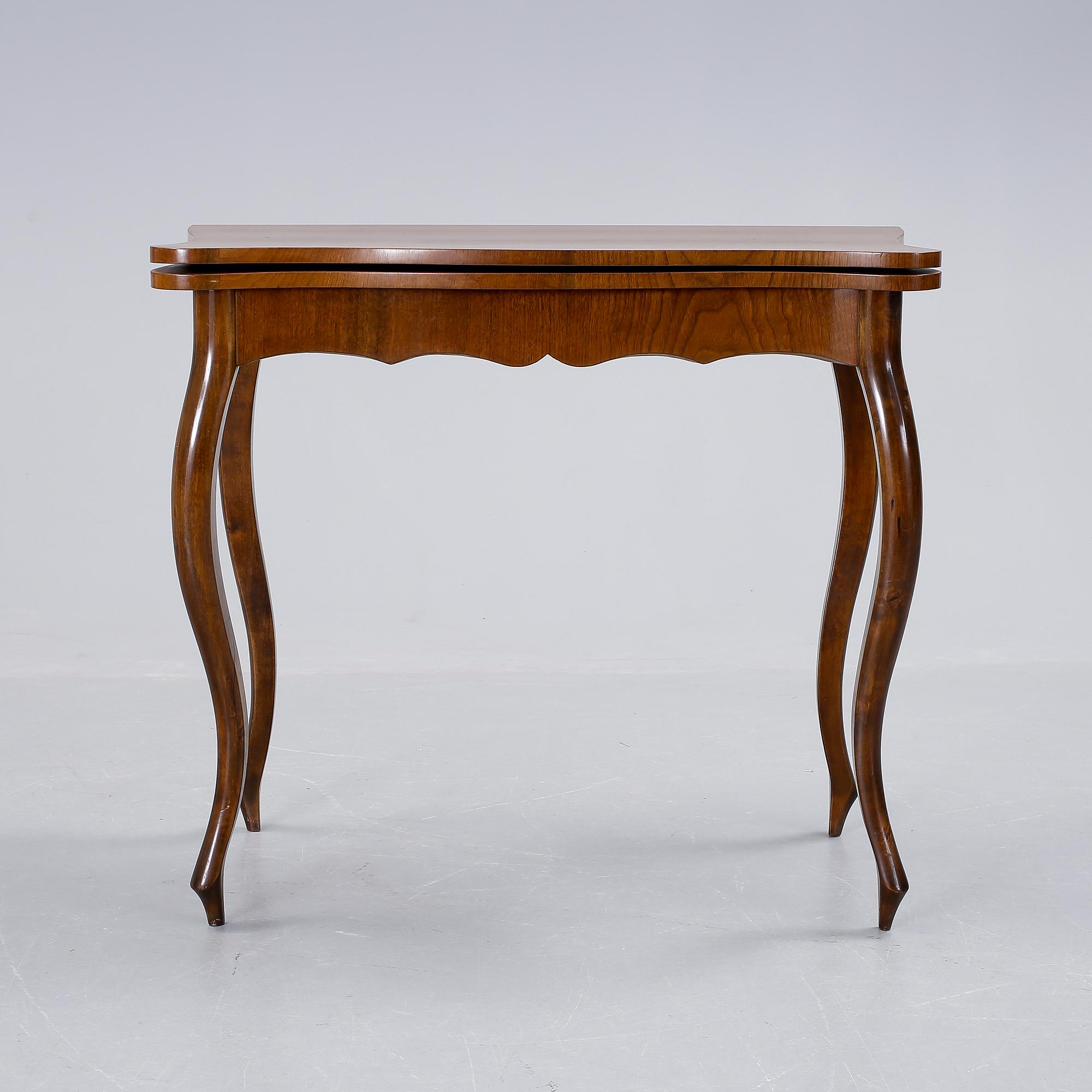 SPELBORD, nyrokoko, 1800-talets slut.