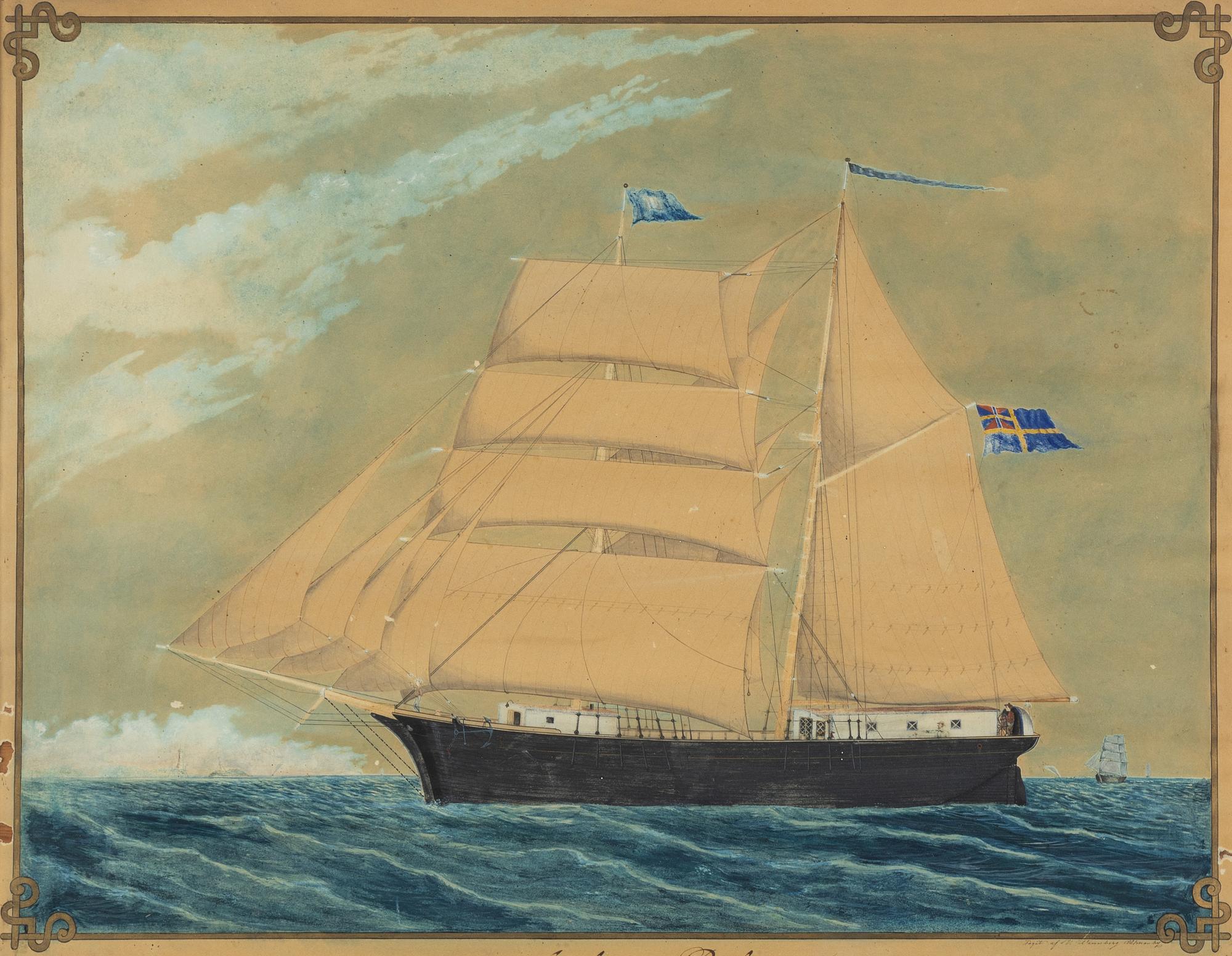 Unknown artist, late 19th century, "Axel från Rådmansö".