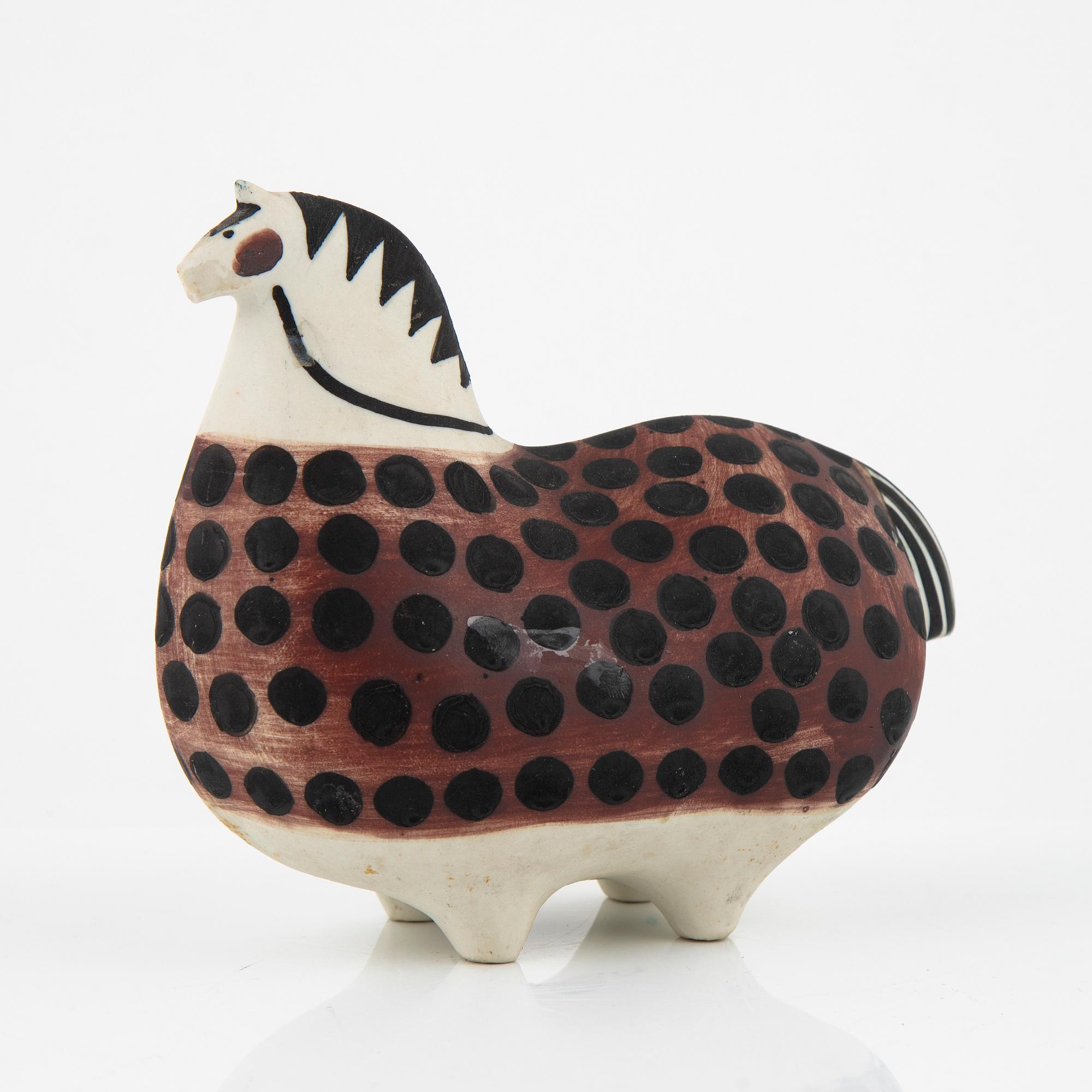 Stig Lindberg, figurin, "Springare", Gustavsbergs studio.