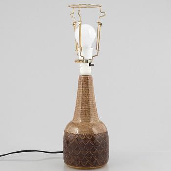 Bordslampa, stengods, Søholm Stentøj, Danmark, 1960/70-tal.