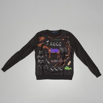 two pair of silk and cashmere sweaters by ralph Lauren.