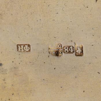 Two silver cases Moscow, 1865 & 1869.