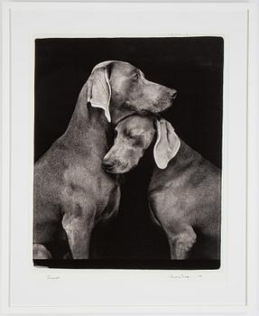 William Wegman, fotografi, signerad och daterad 2009.