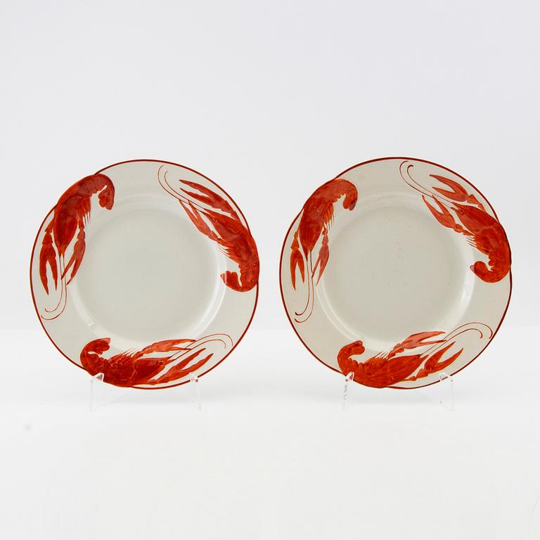 Alf Wallander, servis 13 dlr flintgods Rörstrand jugend.