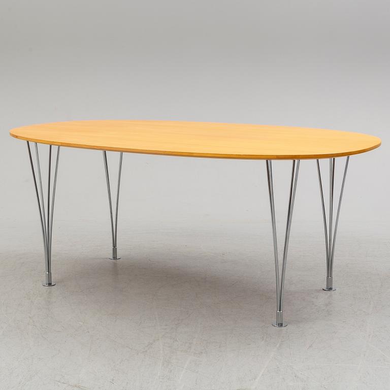 BRUNO MATHSSON OCH PIET HEIN, bord, "Superellips", Bruno Mathsson International.