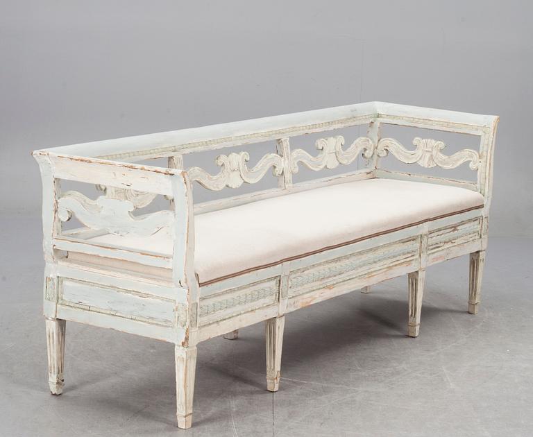 SOFFA, gustaviansk stil, 1800-tal.