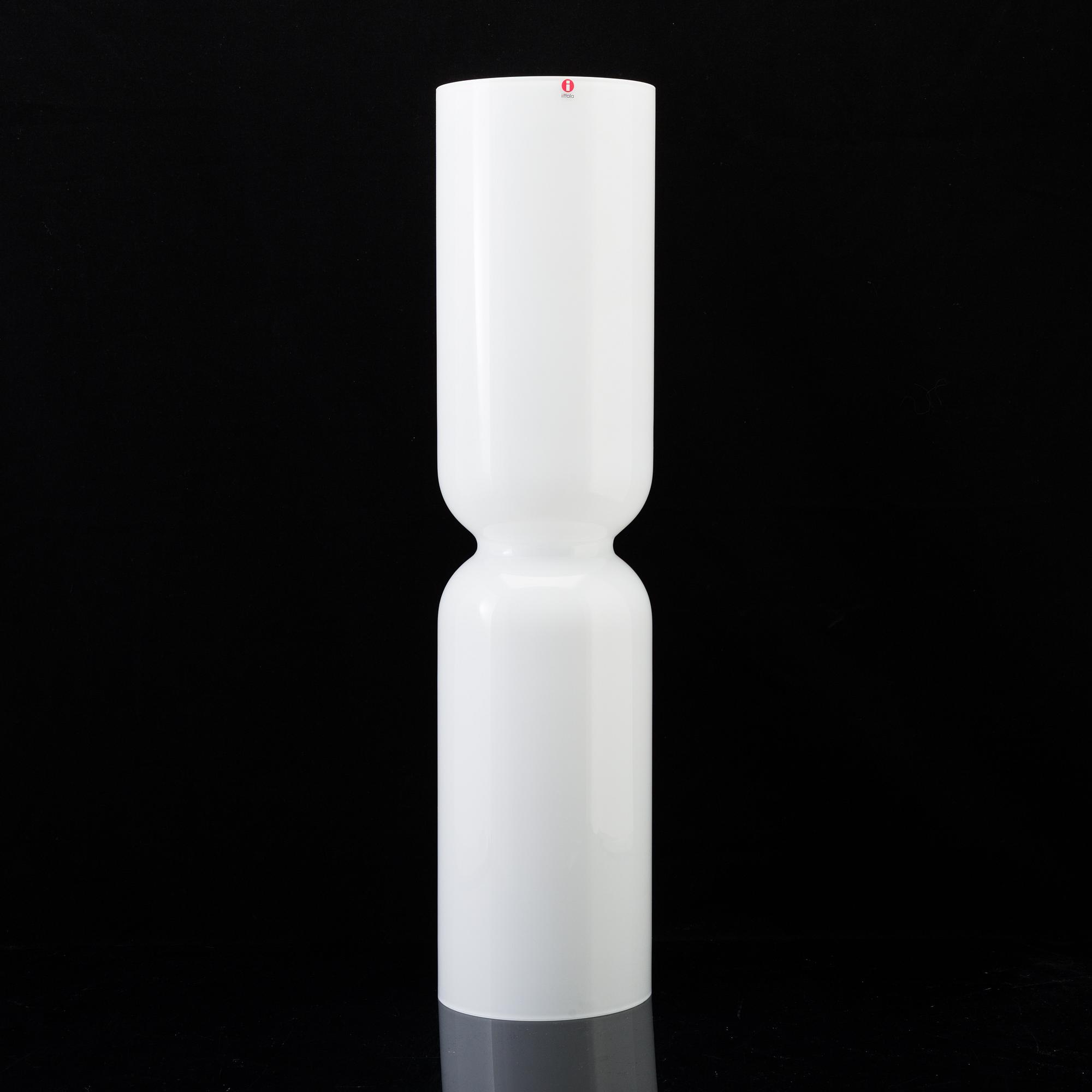 A glass lantern by HARRI KOSKINEN for Iittala, 21st century.