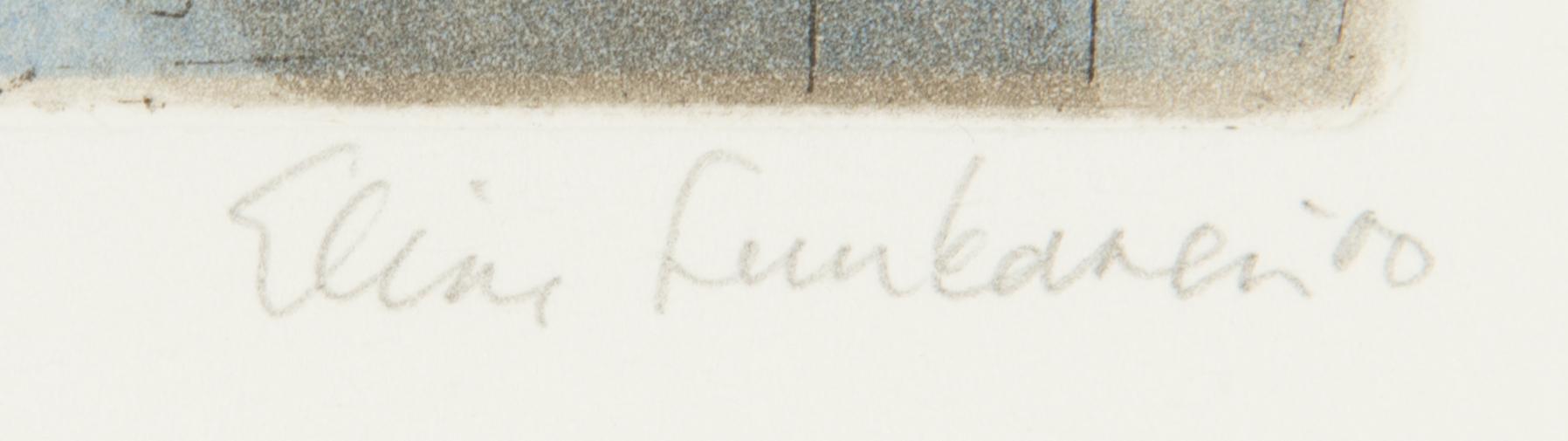 Elina Luukanen, etching, 2 pcs, signed and dated -98 and -00, numbered 24/60 and II/XXV.