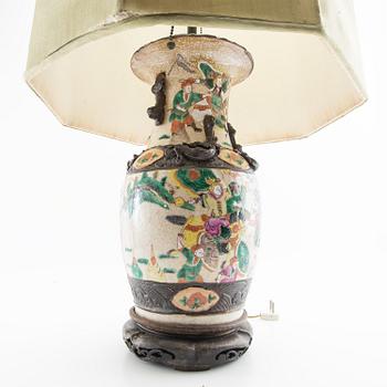 Table lamp China circa 1900 porcelain.
