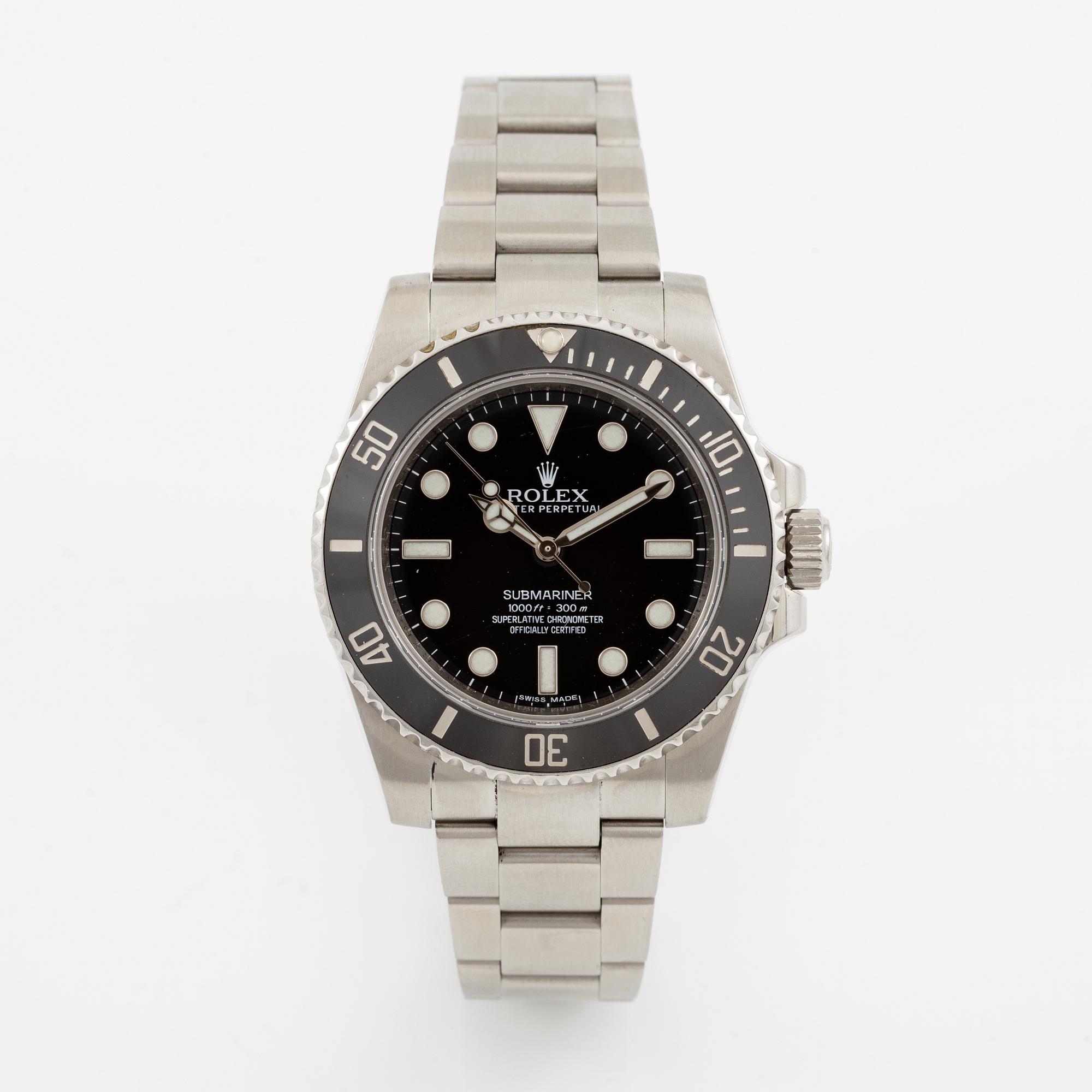 Rolex, Oyster Perpetual, Submariner, wristwatch, 40 mm.