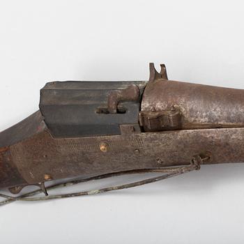 A 19th century musket, probably from the Ottoman Empire.
