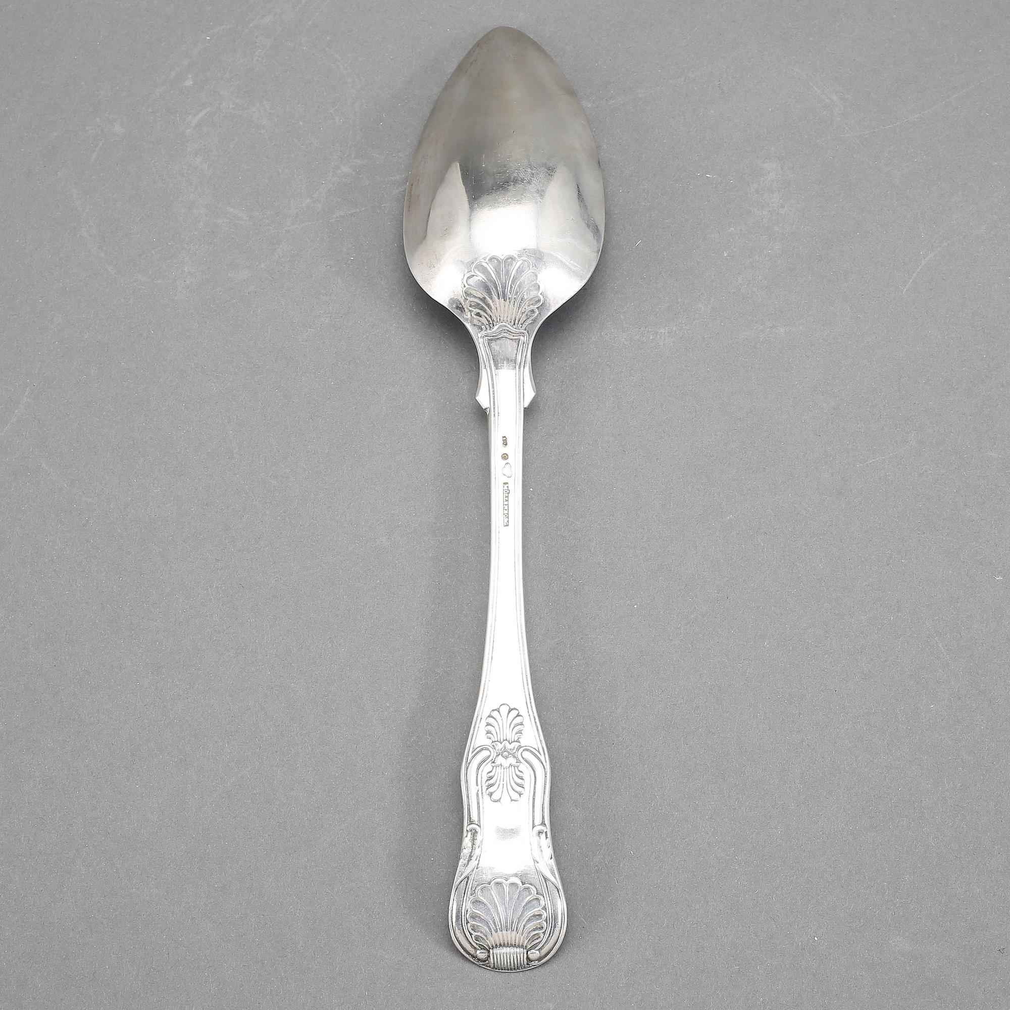 RAGUSKED, silver, Gustaf Möllenborg, Stockholm 1834?. Ca 191 gram.