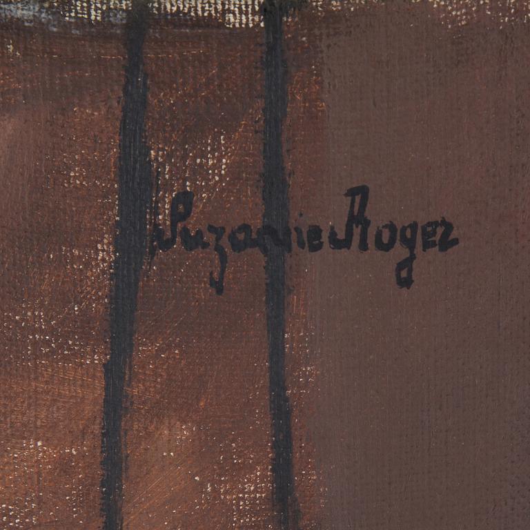 SUZANNE ROGER, oil on canvas, signed.