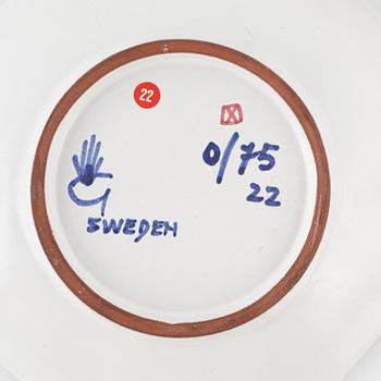 Stig Lindberg, three dishes, Gustavsbergs studio.