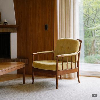 Kerstin Hörlin-Holmquist, A pair of "Skrindan" armchairs, OPE-Möbler, mid-20th century.
