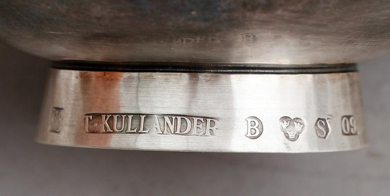 SKÅL, silver, T Kullander, 1964. Vikt ca 173 gram.