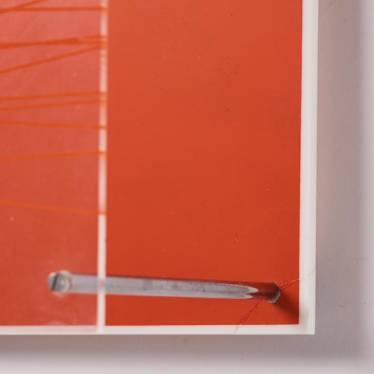 Jesús Rafael Soto, "Ovalo En El Rojo".