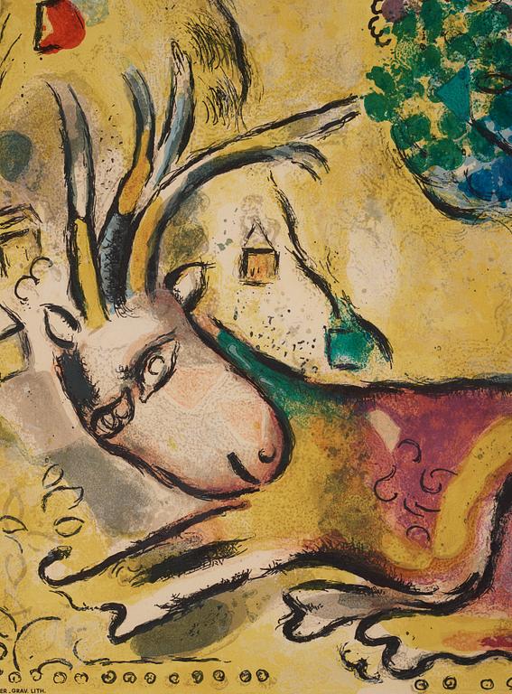 Marc Chagall, "La tribu de Nephtali" ur "Douze maquettes de vitraux pour Jérusalem".