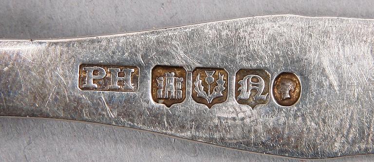 PARTI SILVER, 9 delar, 1800/1900-tal.