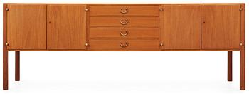 A Josef Frank mahogany sideboard by Svenskt Tenn, model 1015.