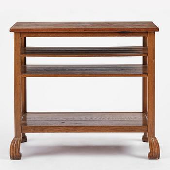 Carl Malmsten, an oak side table, for Stockholm City Hall, ca 1920-22.