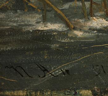NILS ANDERSSON, olja på duk, monogramsign o dat -51.