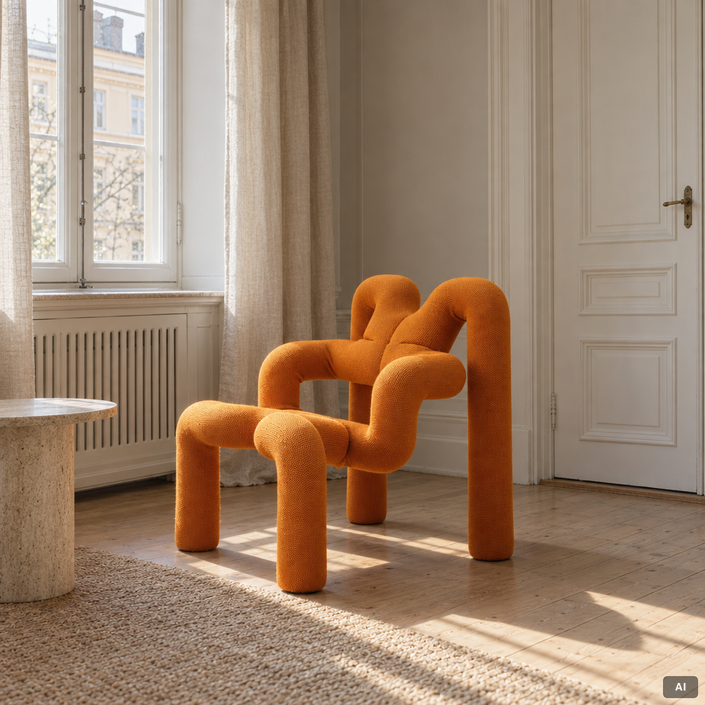 Terje Ekstrøm, An "Ekstrem" armchair, Varier, Norway, 2021.