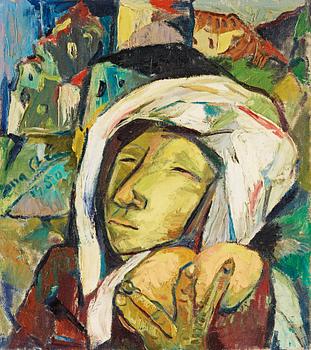 Irma Stern, Farmer woman with fruits.