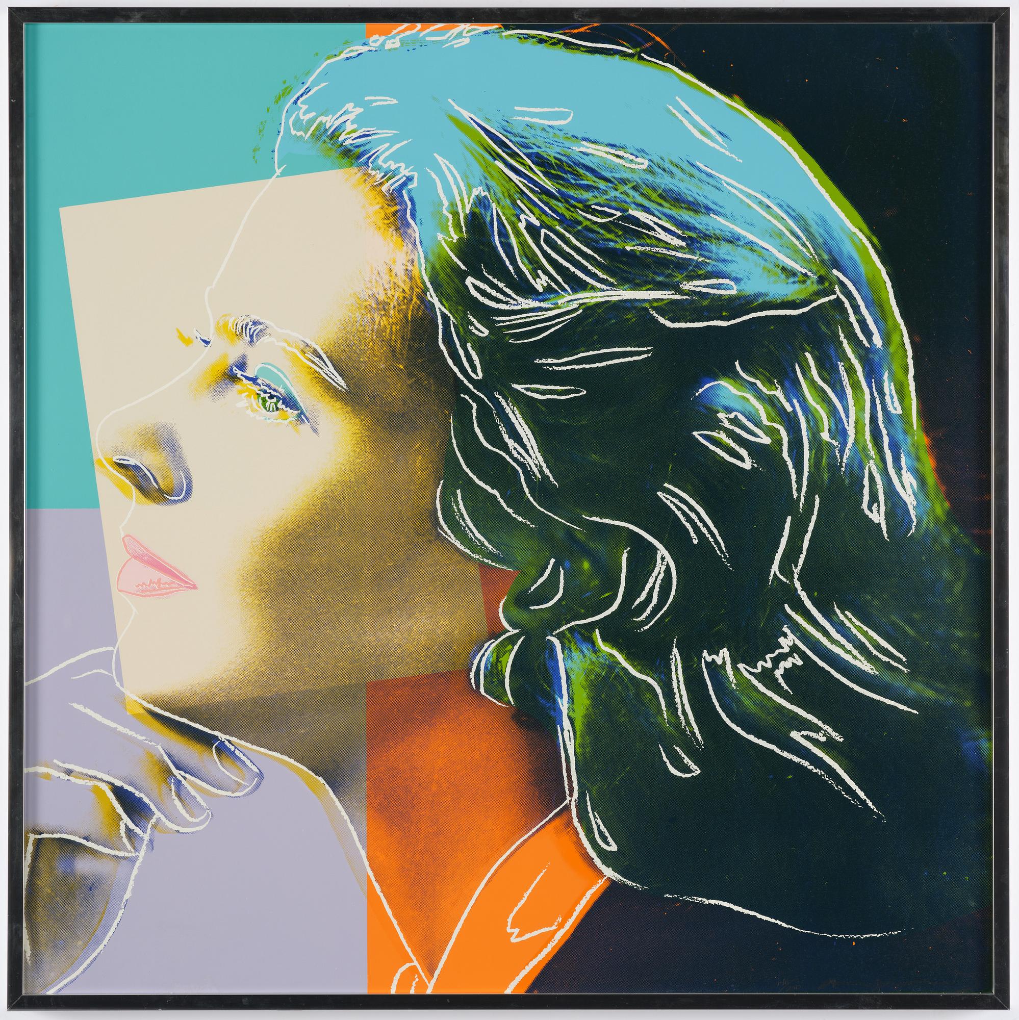 Andy Warhol, "Herself", from: "Three portraits of Ingrid Bergman".