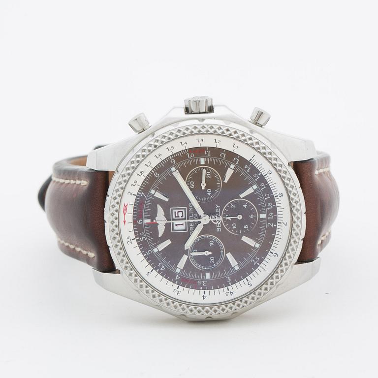 BREITLING, Bentley, Chronometer, kronograf, armbandsur, 48,7 mm,