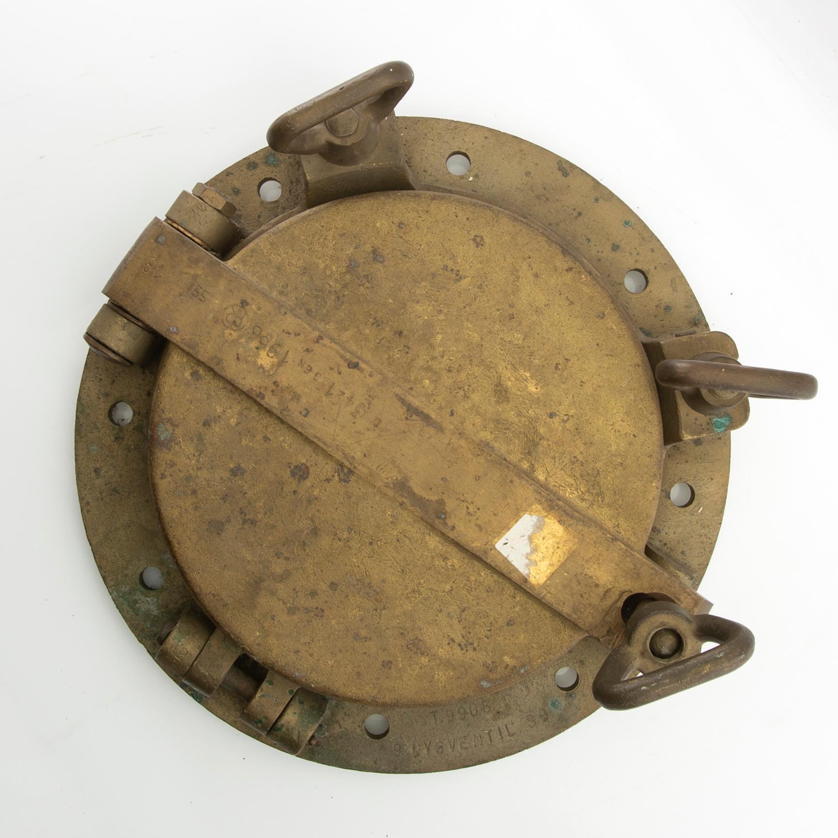 Vent / ship's window, dated 1966.