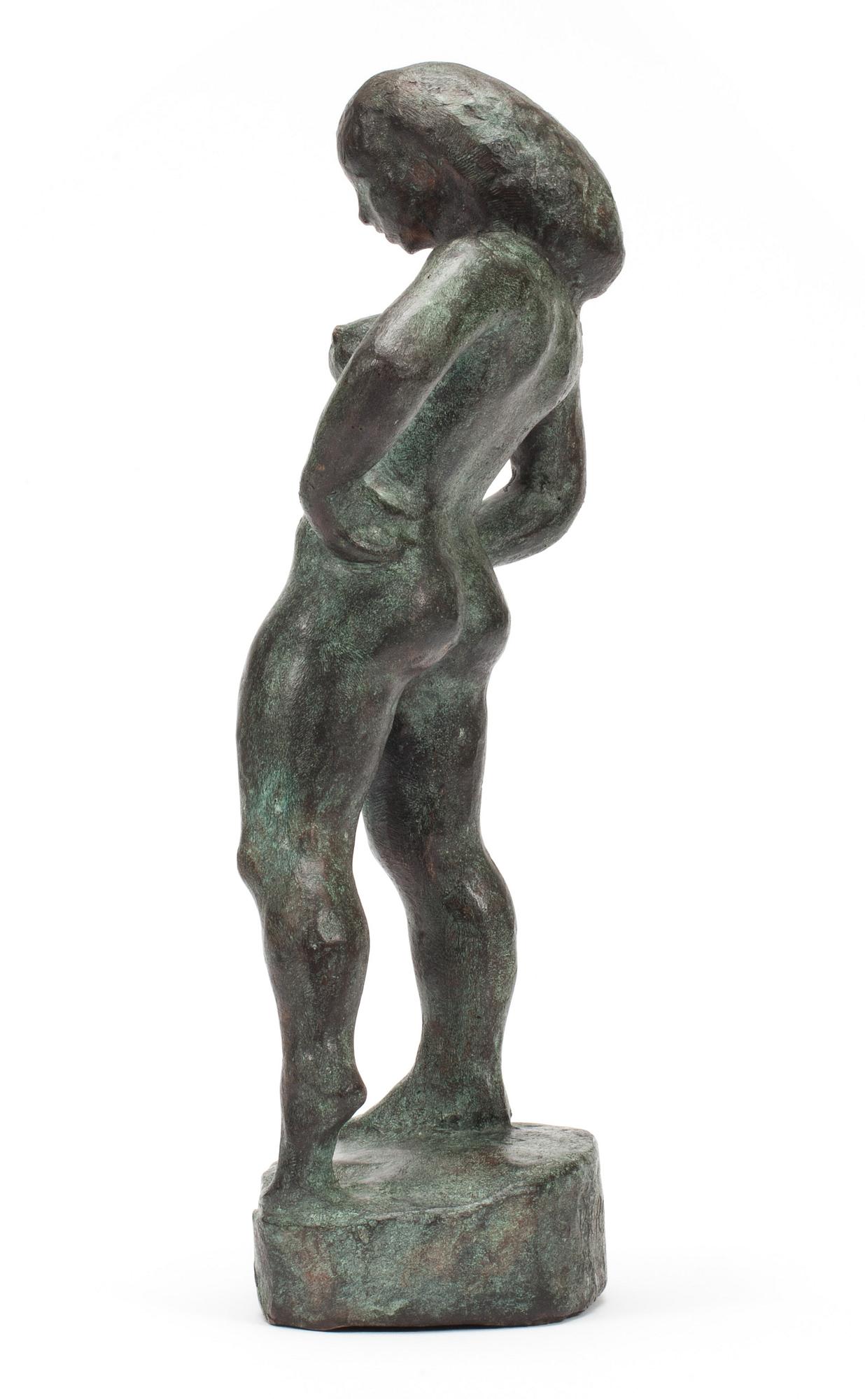 SIGGE BERGGREN, skulptur, brons, signerad.