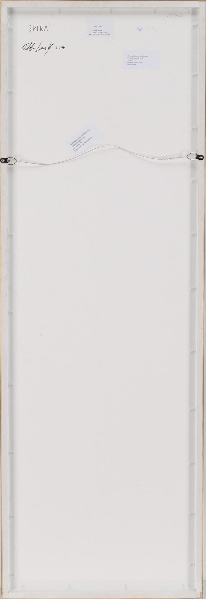 TILDA LOVELL, mixed media on paper, signed and dated 2014 on verso.