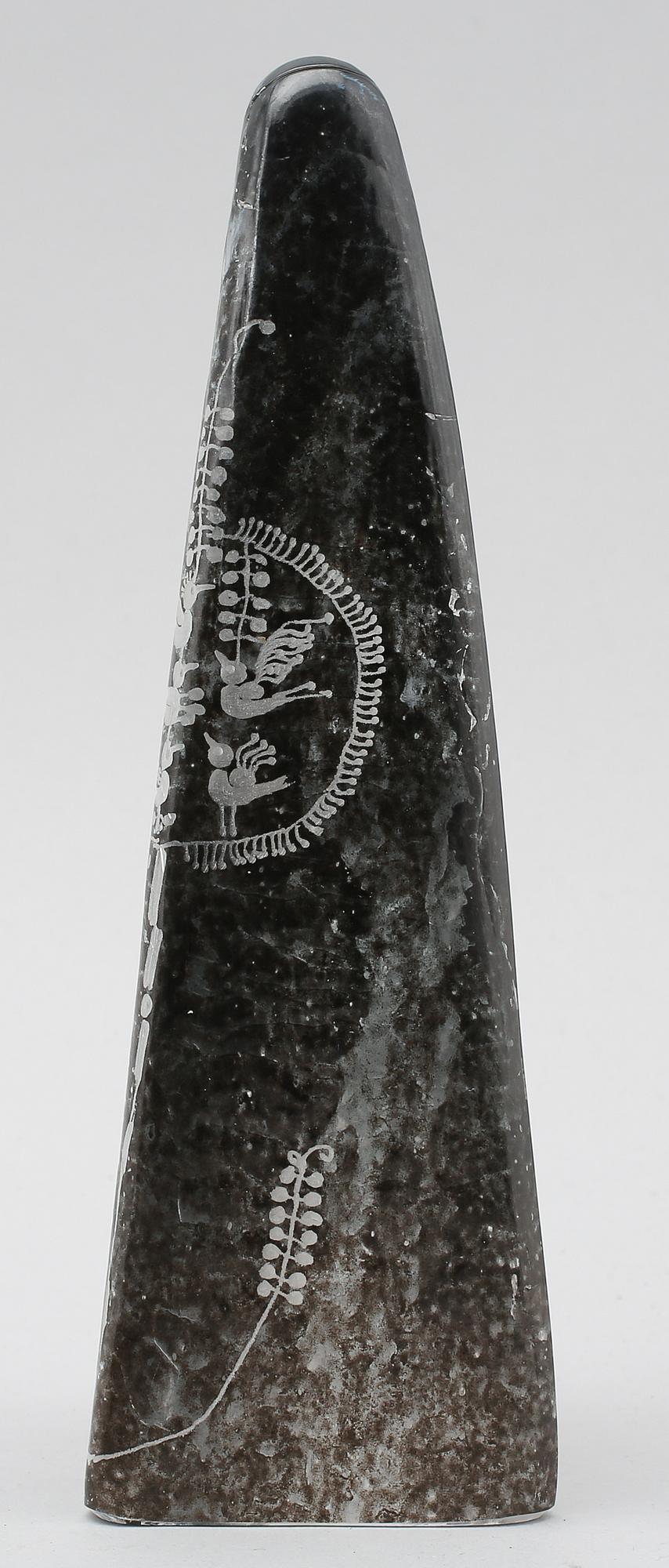 SKULPTUR, glas, Göran Wärff, Kosta Boda, signerad.