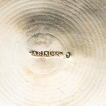 Coffee service 3 dlr Gustavian style GAB silver plate early 20th century.