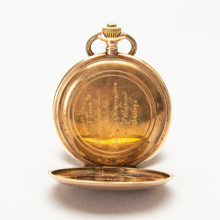 POCKET WATCH, hunter, 51 mm.