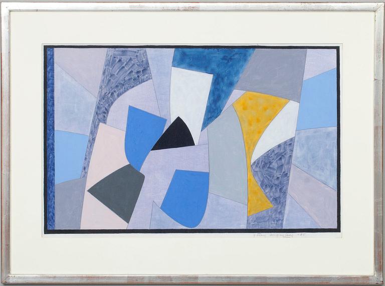 GÖRAN AUGUSTSON, guassi, signeerattu ja päivätty -85.