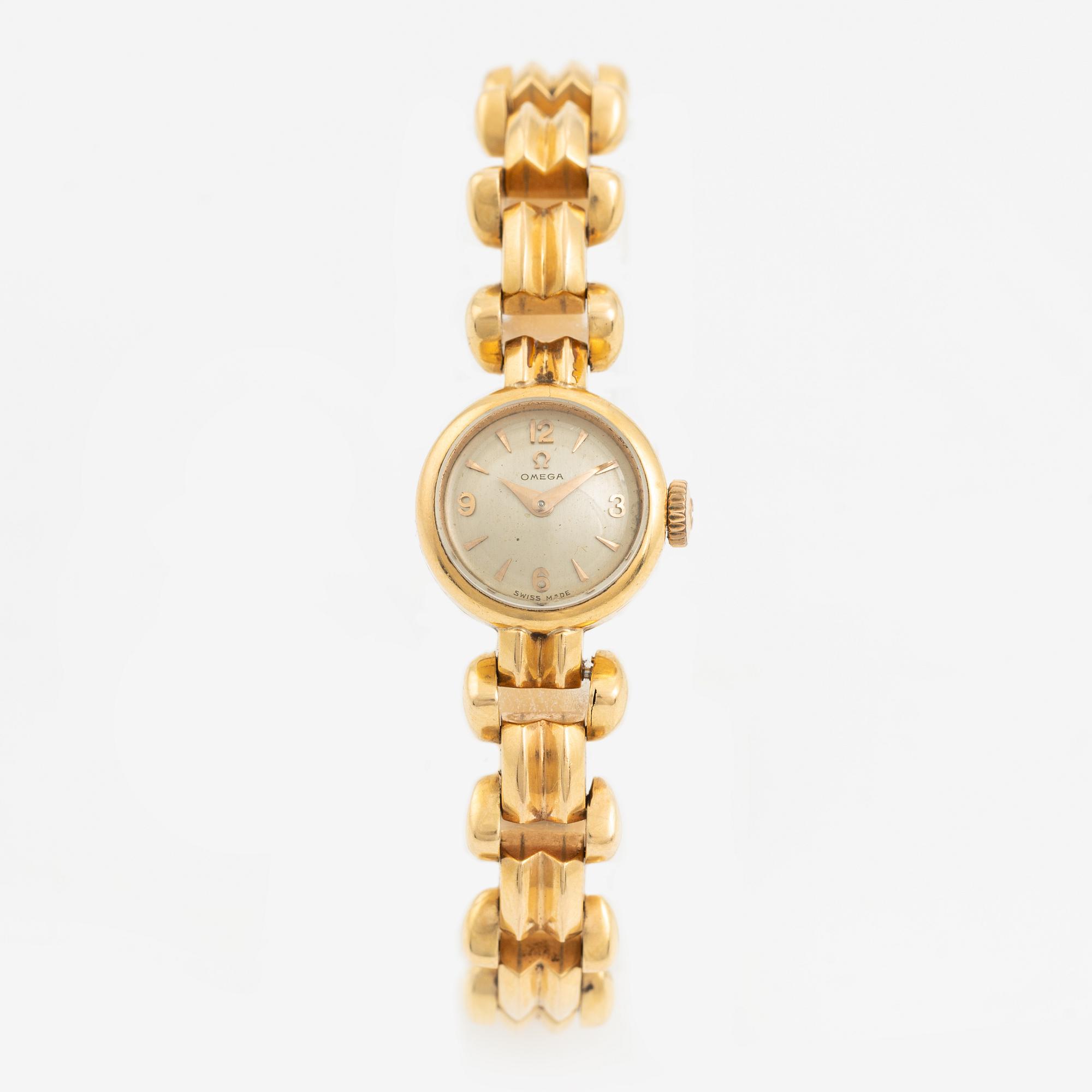 Omega, armbandsur, 17 mm.