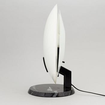Bruno Gecchelin, a 'Perla Table Lamp' from Oluce, Italy, designed 1980.