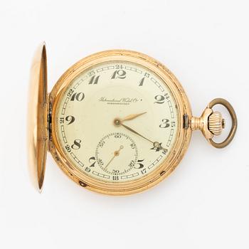 IWC, pocket watch, hunter, 51,5 mm.
