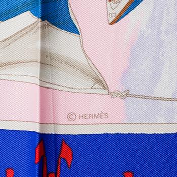 HERMÈS, scarf, 'En Course'.