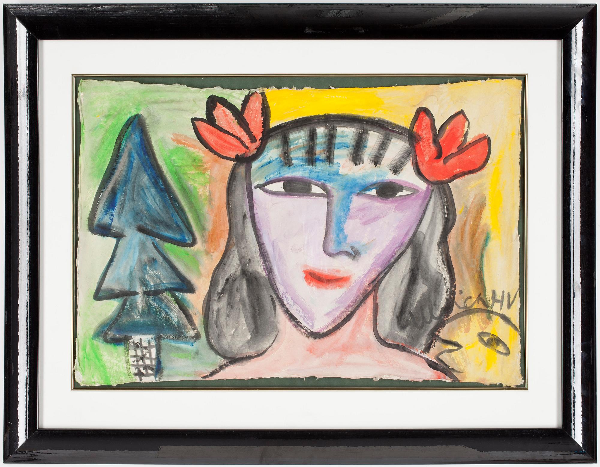 ULRICA HYDMAN-VALLIEN, akvarell, signerad.