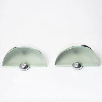 Vägglampor, ett par, Fontana Arte, 1900-talets andra hälft.