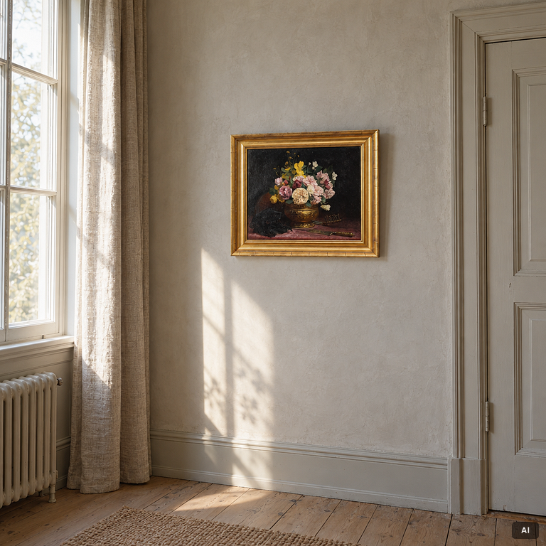 Charles Loyeux, Blomsterstilleben.